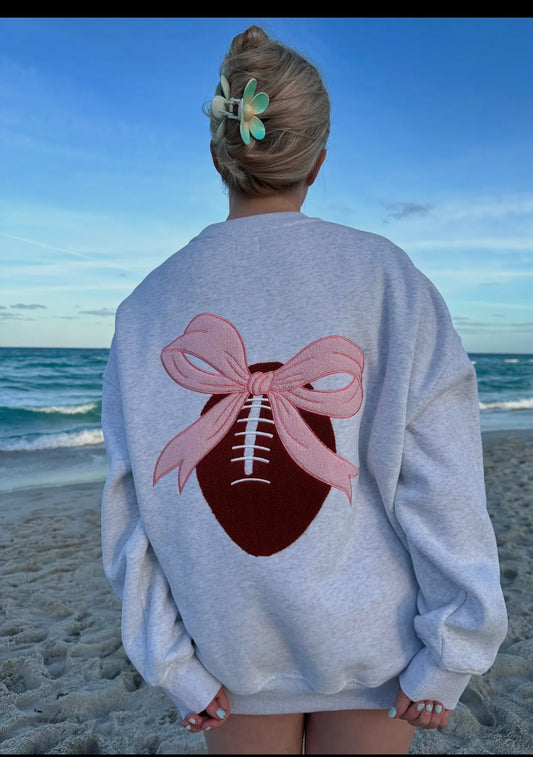 Game Day Coquette Embroidered Sweatshirt