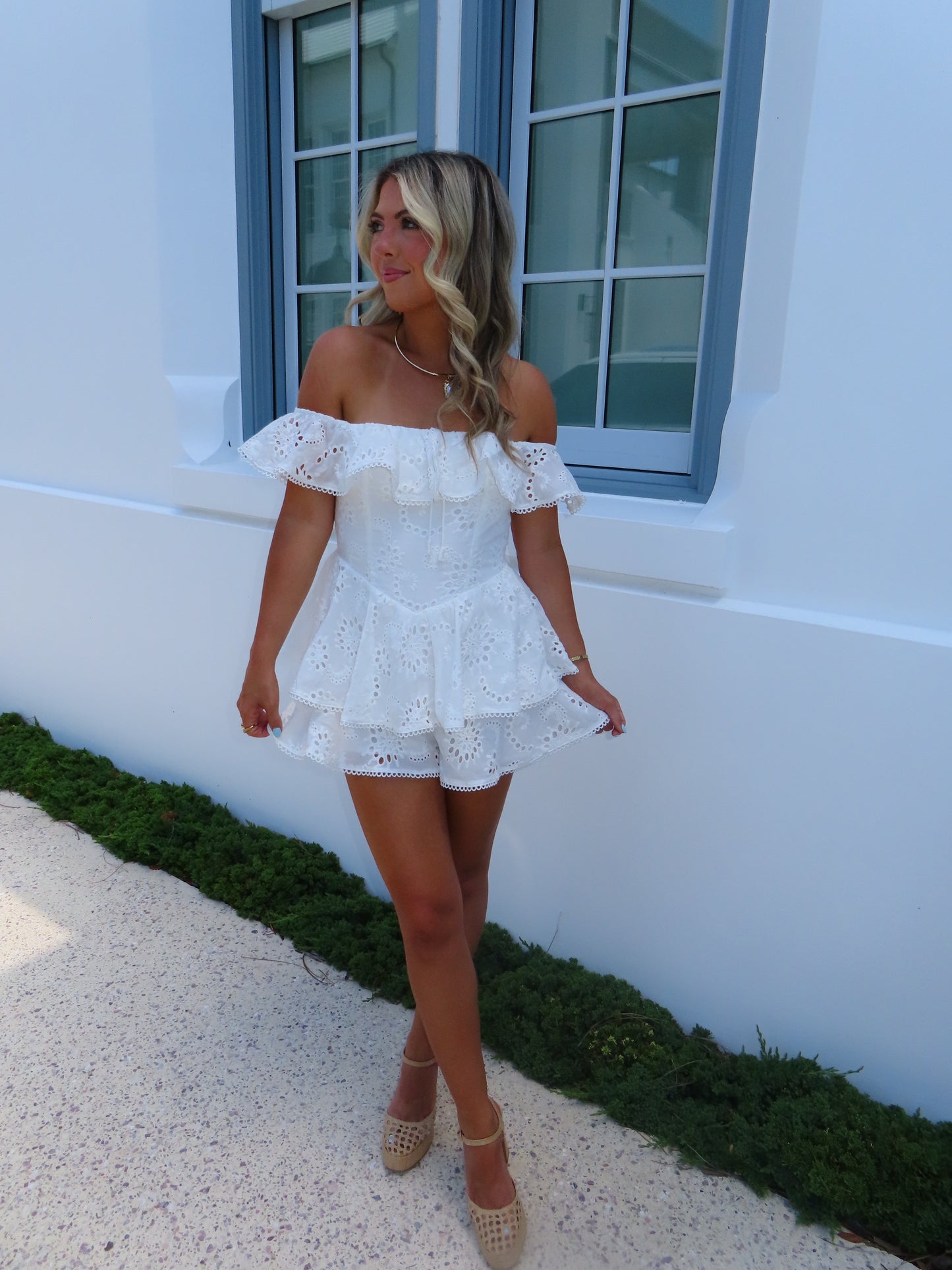 Marlowe Eyelet Romper