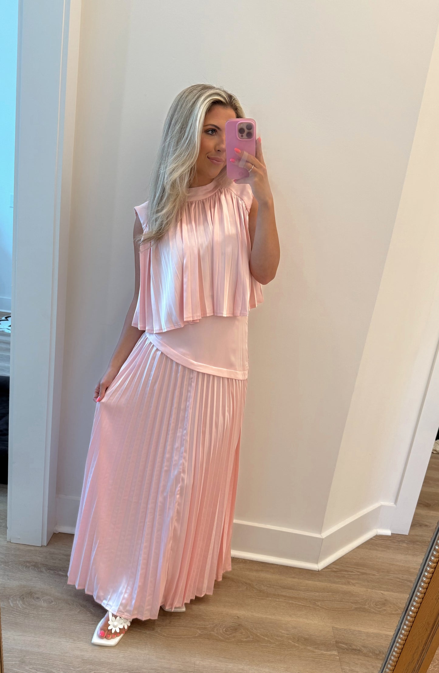 Blush Riviera Skirt Set