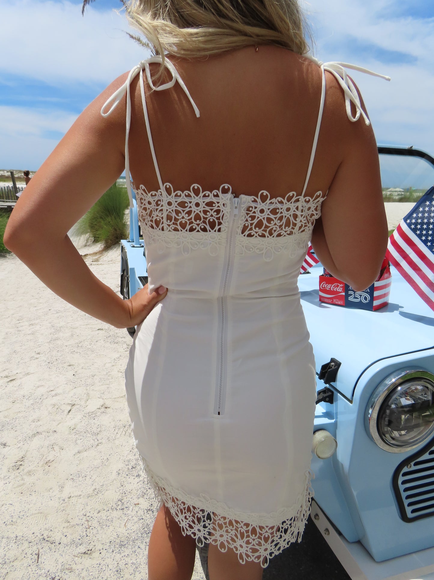 Betsy Mini Dress - White