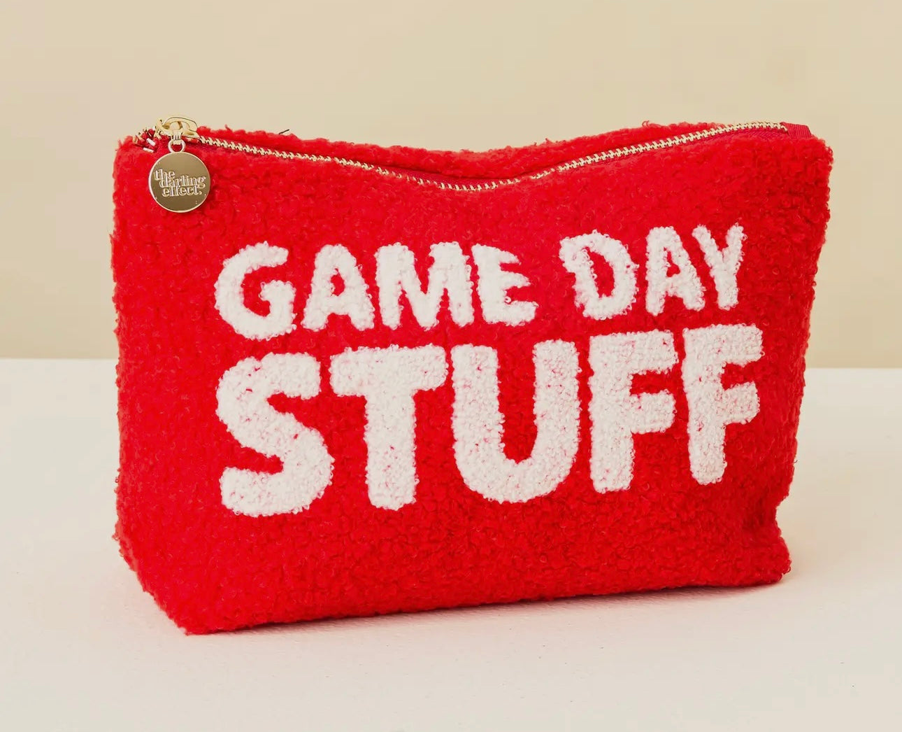 The Darling Effect Red Teddy Pouch-Gameday Stuff