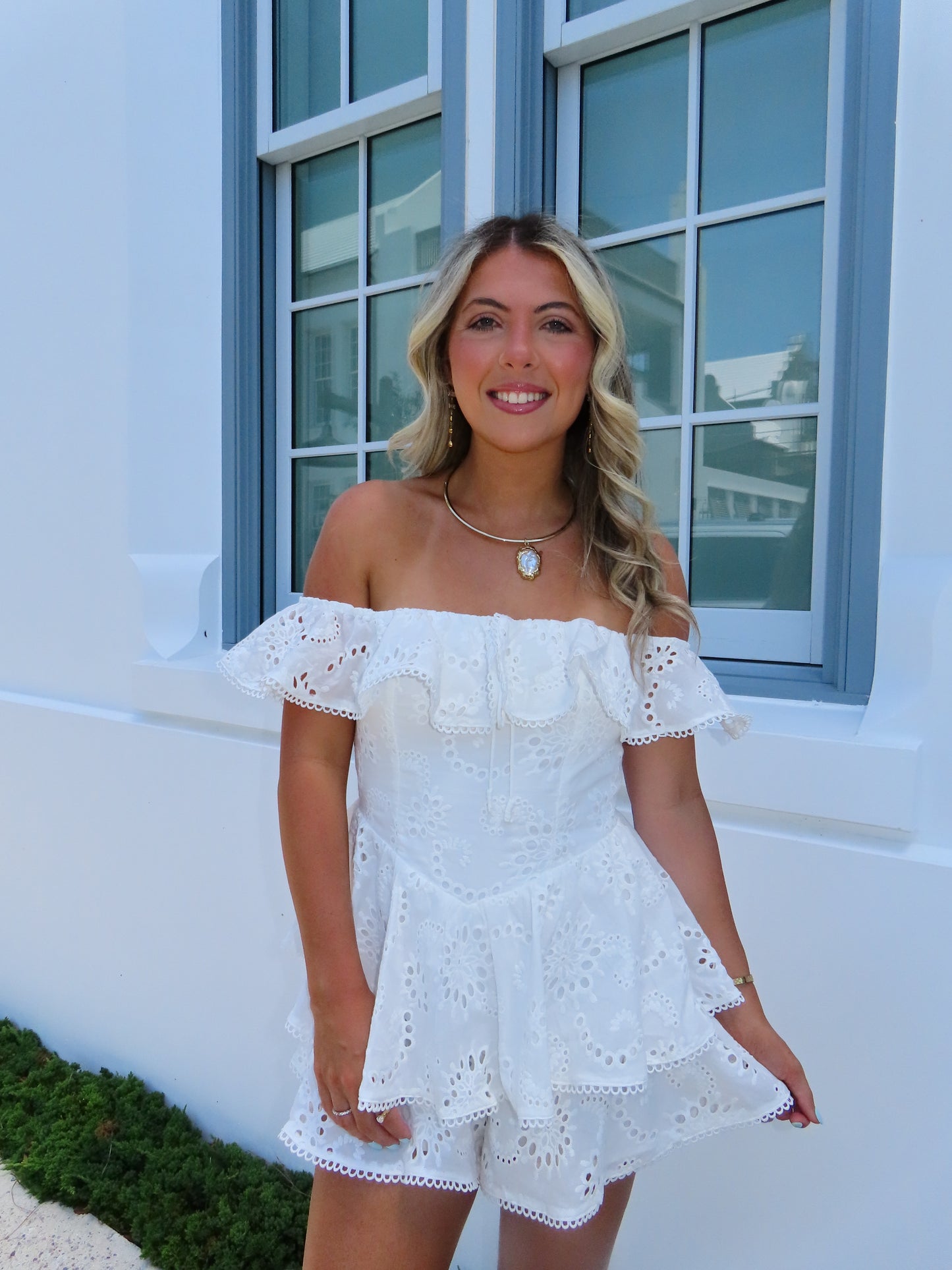 Marlowe Eyelet Romper