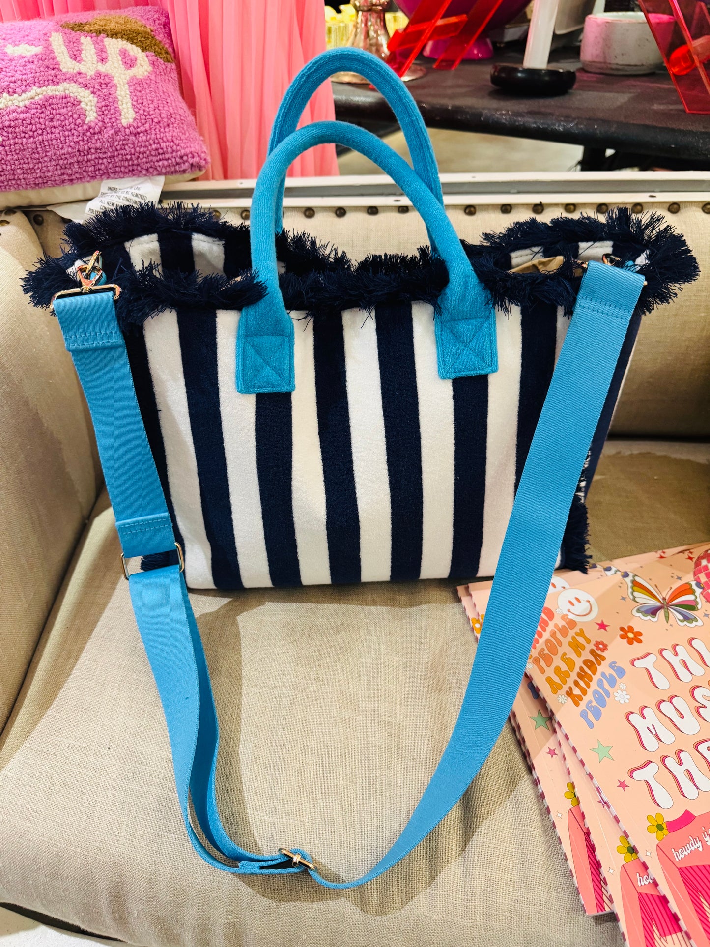 Cabana Stripe Tote Shiraleah