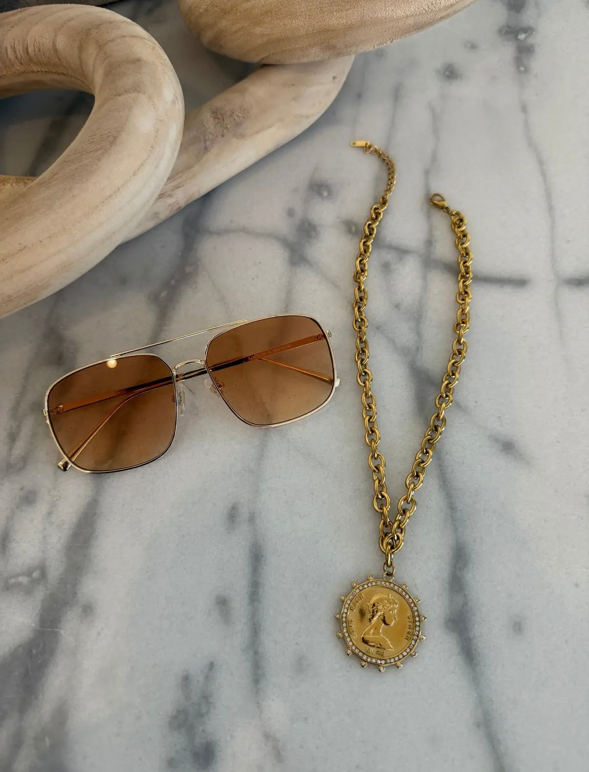 Shoreline Coin Necklace