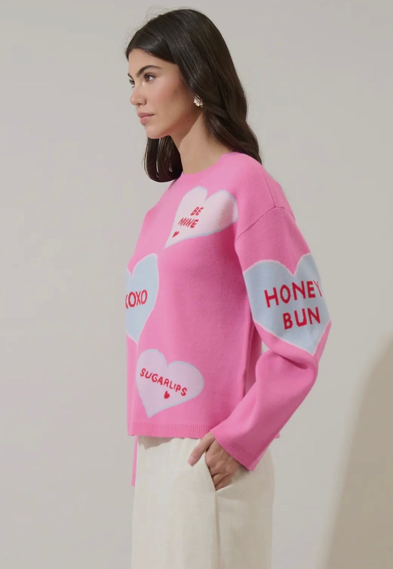 Valentines Sweethearts Candy Heart Sweatshirt