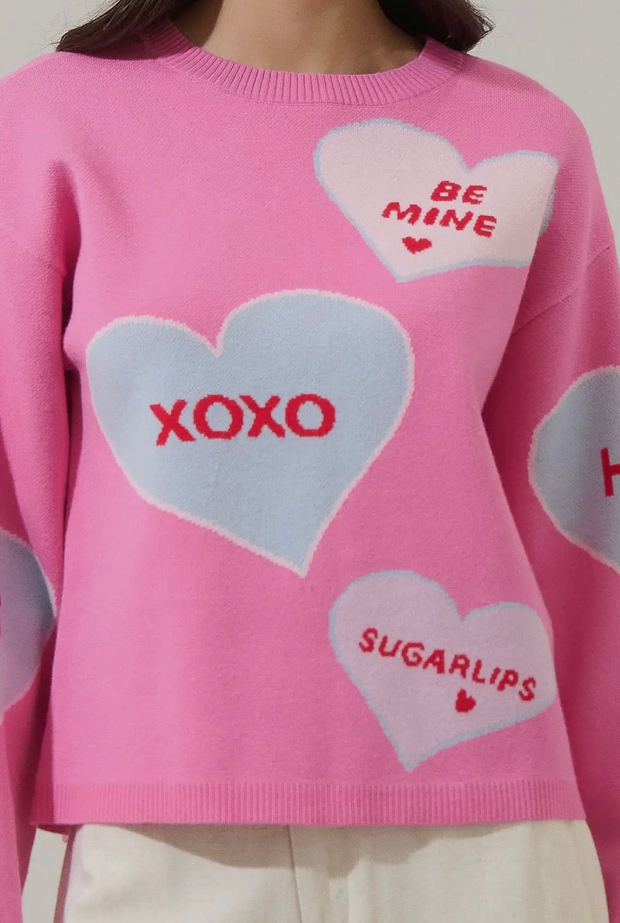 Valentines Sweethearts Candy Heart Sweatshirt