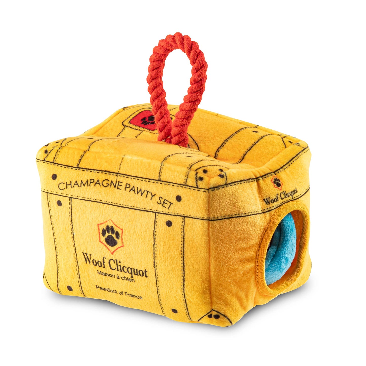 Woof Clicquot -  Pawty Set Burrow Dog Toy