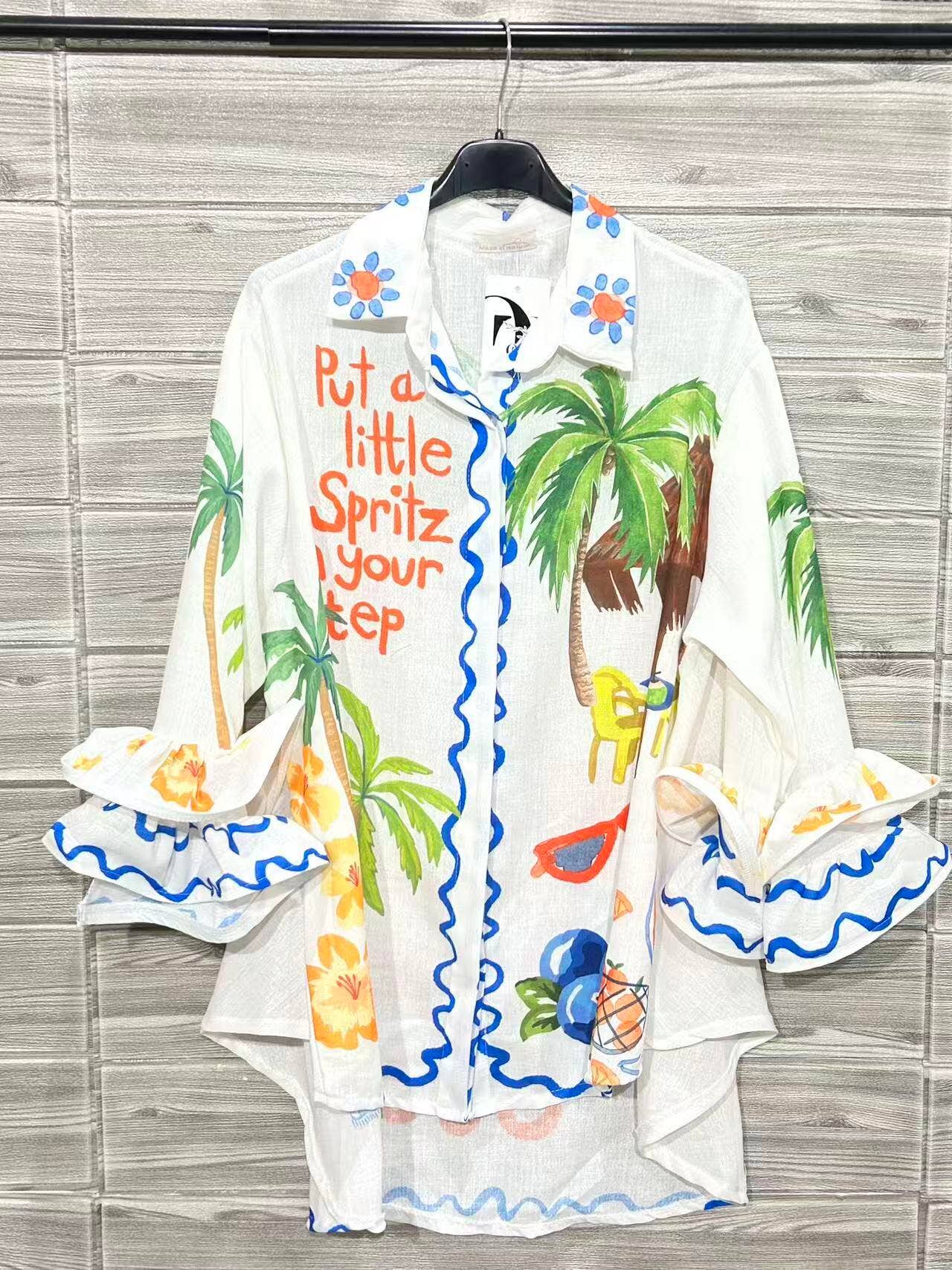 Feeling Spritzy shirt Cover Up