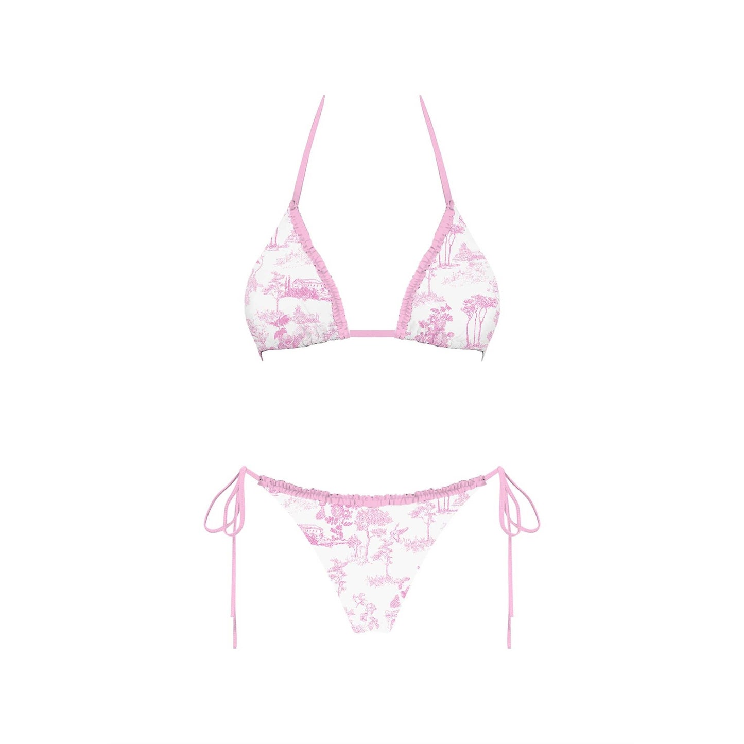 Sunny Days Toile Bikini Set