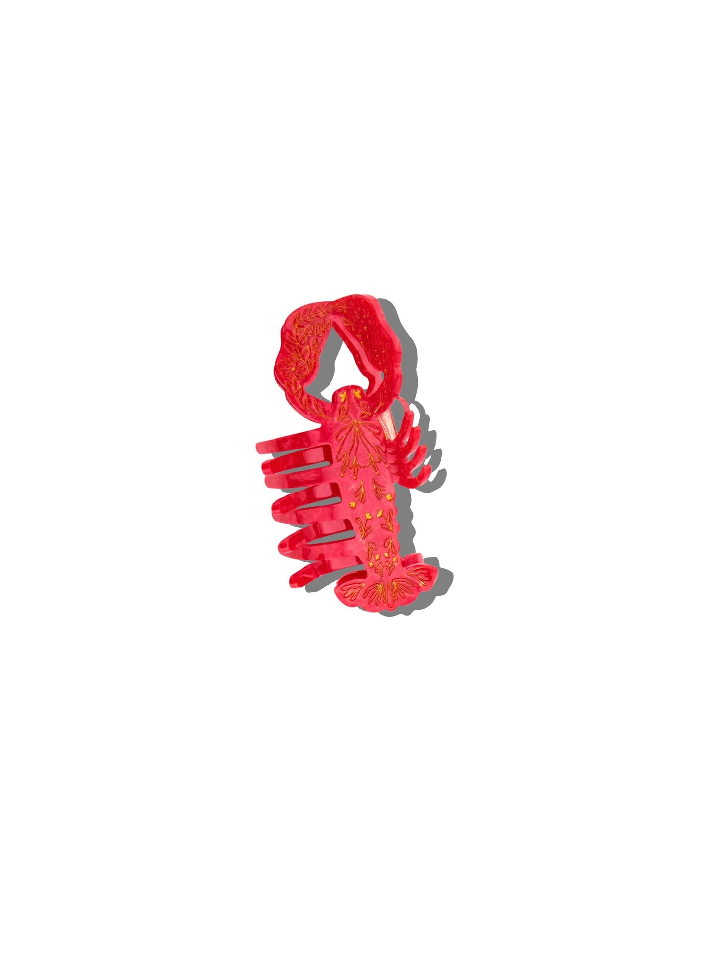 Hand-painted Lobster Claw Hair Clip