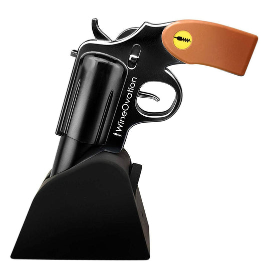 Powered Wine Opener Gun, (Black)