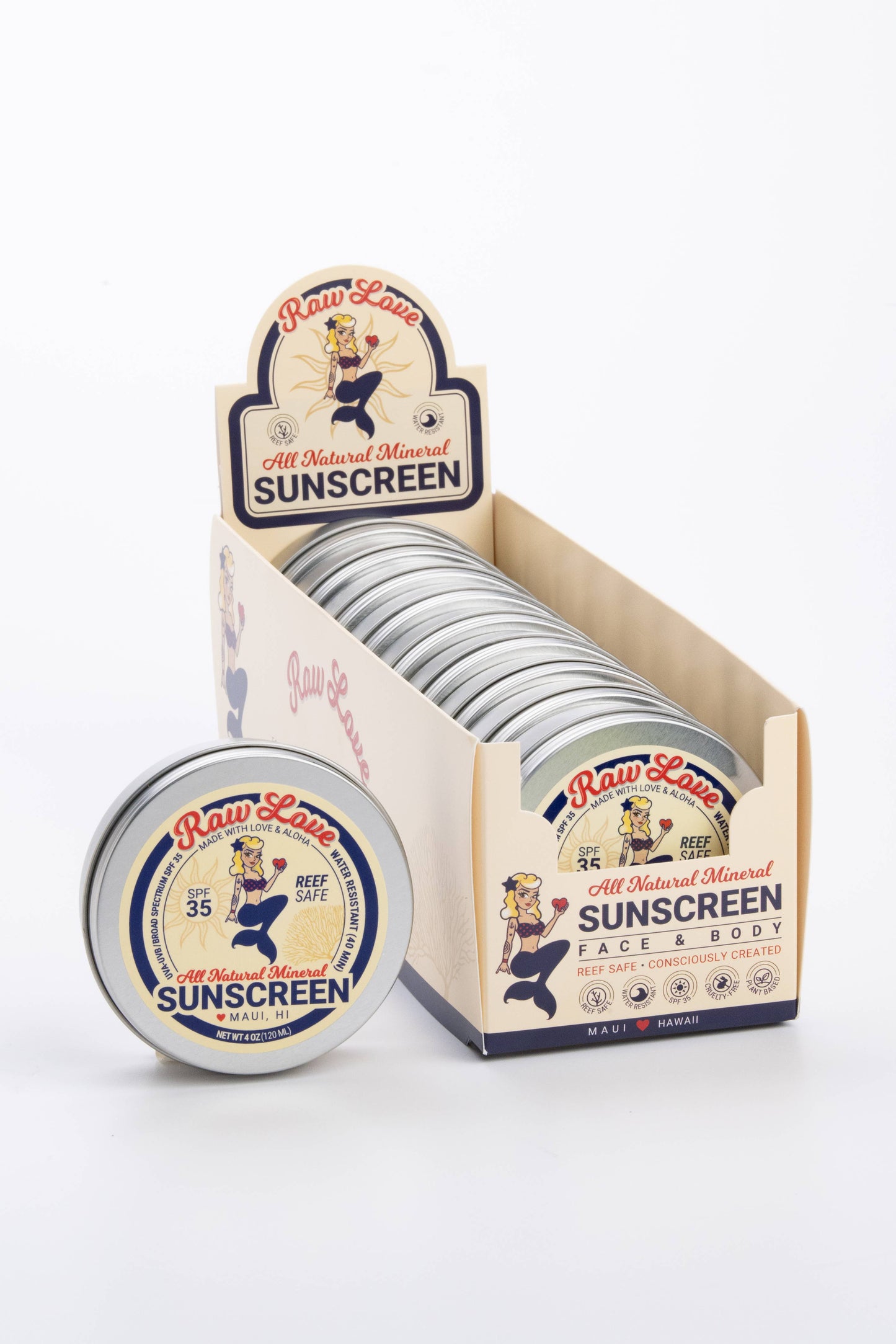 SPF 35 Mineral Sunscreen Tin 4 oz