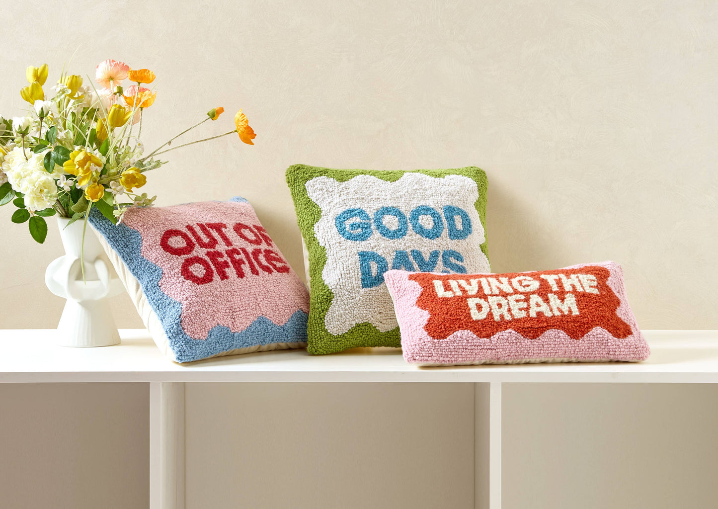 Living The Dream Hook Pillow