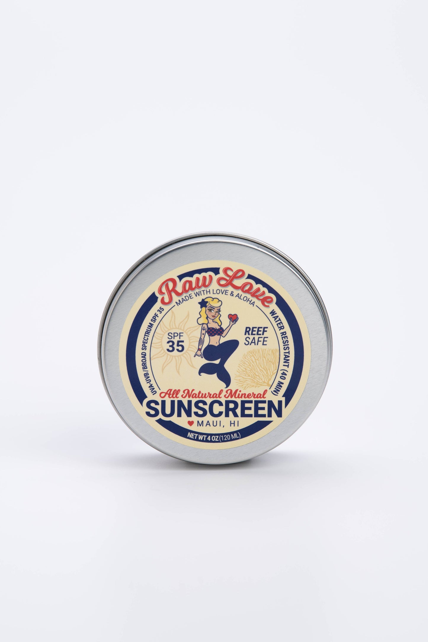 SPF 35 Mineral Sunscreen Tin 4 oz