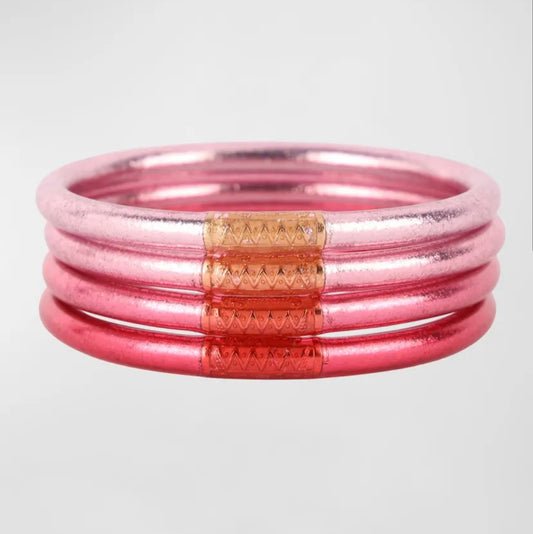 BuDhaGirl Pink All Weather Bangles